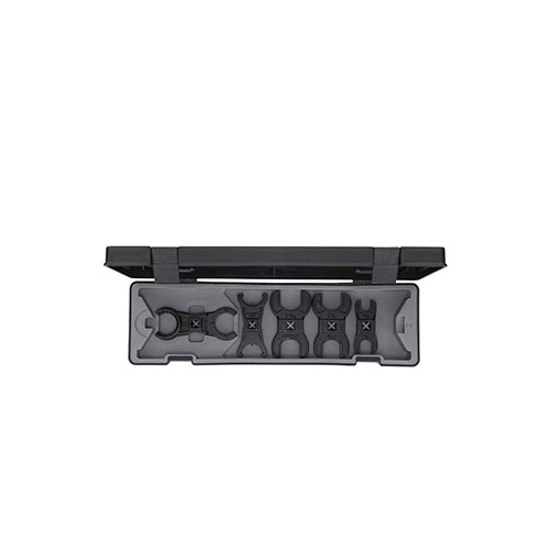 Wheeler XL F.A.T. Wrench set offers precise torque from 10-150 ft-lbs, with 5 durable crowfoot wrenches for 12 tasks, all in a secure hard case.